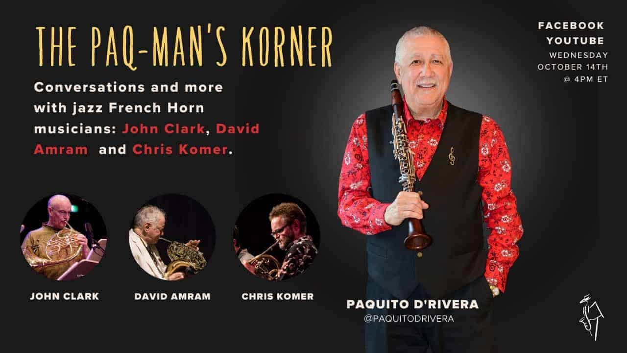 Paq-Man's Korner October 14 with Jazz French Horns