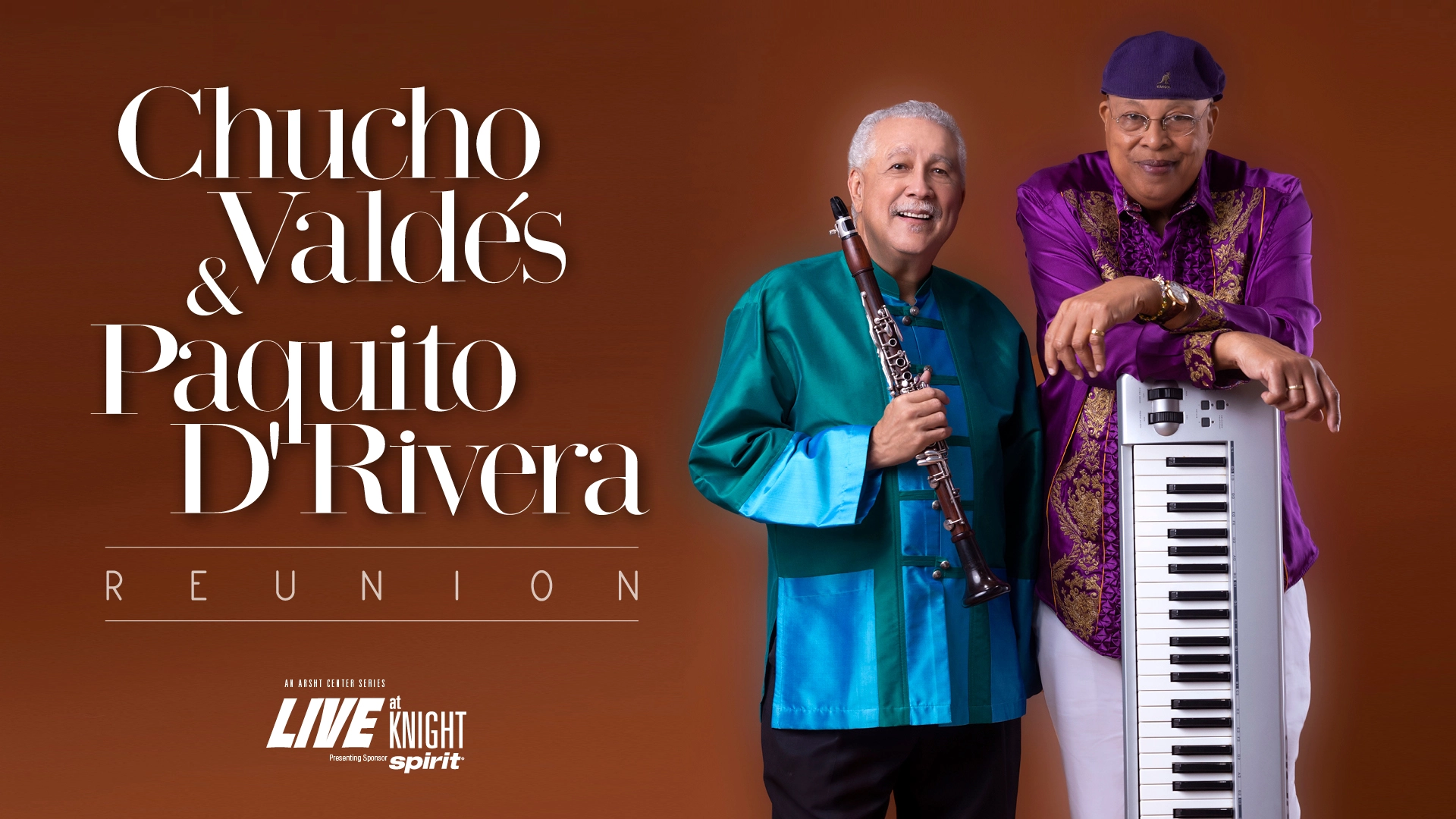 Chucho Valdés and Paquito D'Rivera Reunion Concert in Miami June 18