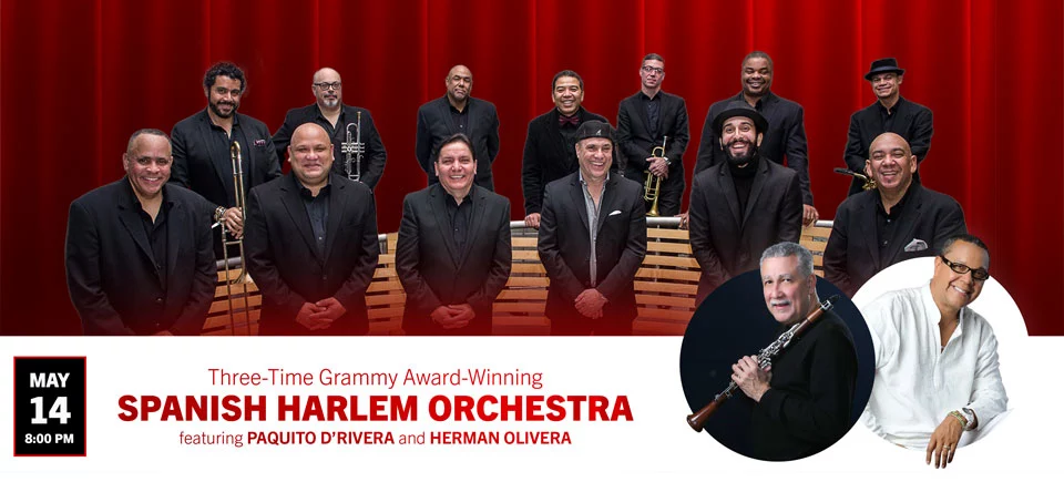 Spanish Harlem Orchestra May 14 with Paquito DRivera